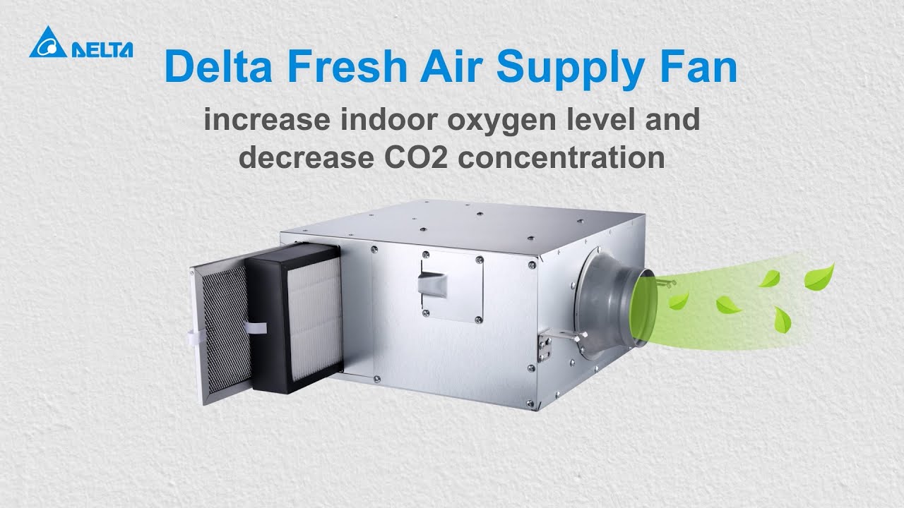 Delta Fresh Air Fan W/HEPA Filter